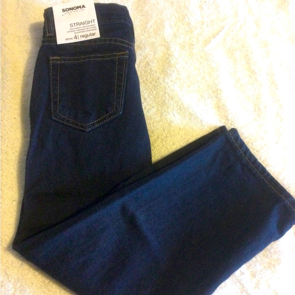 NWT Boys Regular Straight Jeans Size 4